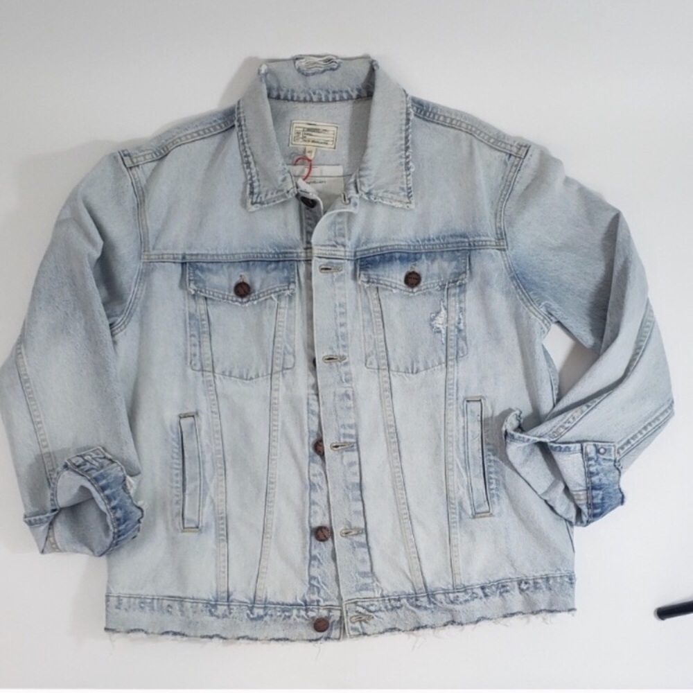 Current Elliot The Boyfriend Trucker Denim Jacket